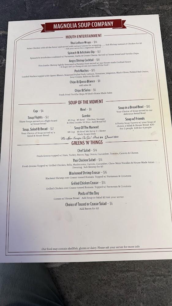 Magnolia Soup Company Menu image 4